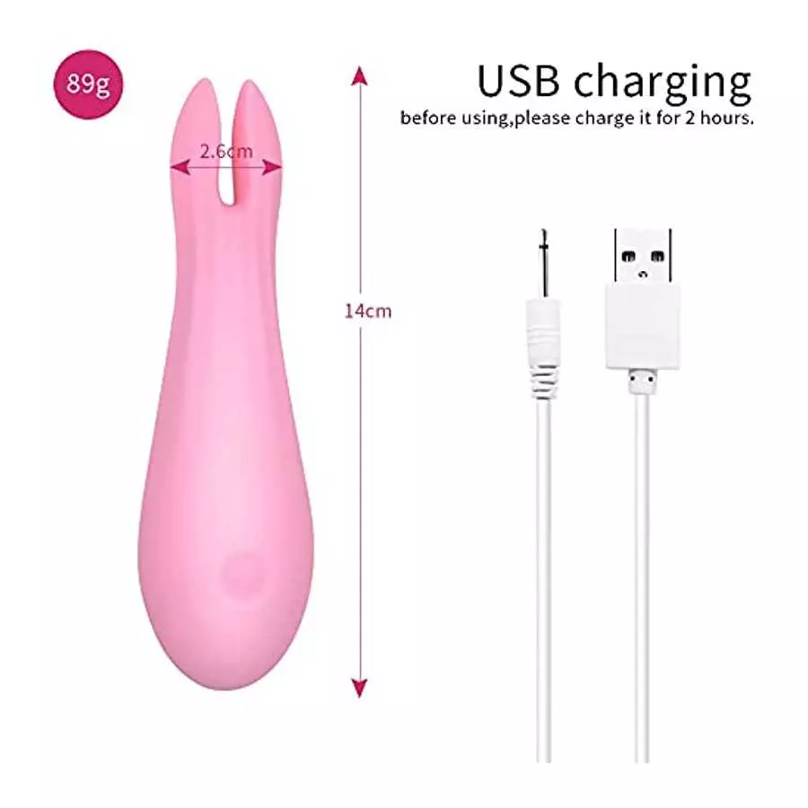 Female Clitoral Vibrator 10 Modes, Clitoral Massager Female Dildo Vibrator, for Female Male Flirtation, Nipple Stimulation Massa