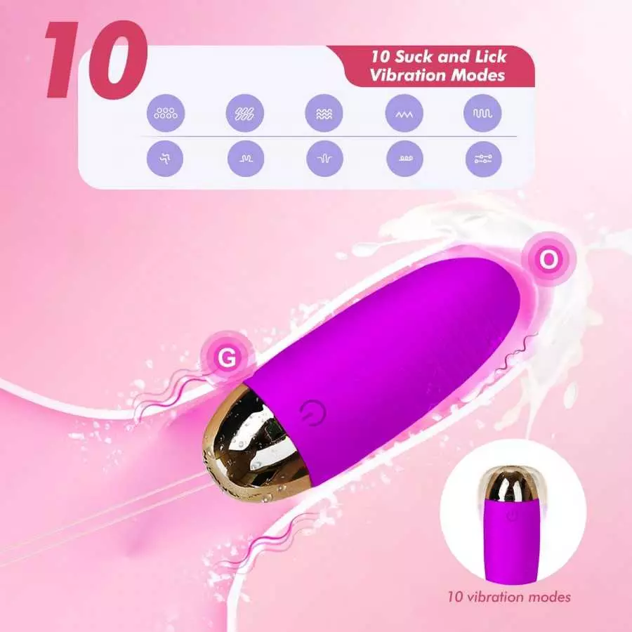STRTT Remote Control G-Spot Clitoral Bullet Vibrator for Women, Wearable Love Eggs with 10 Vibration Patterns Rechargeable Stimu