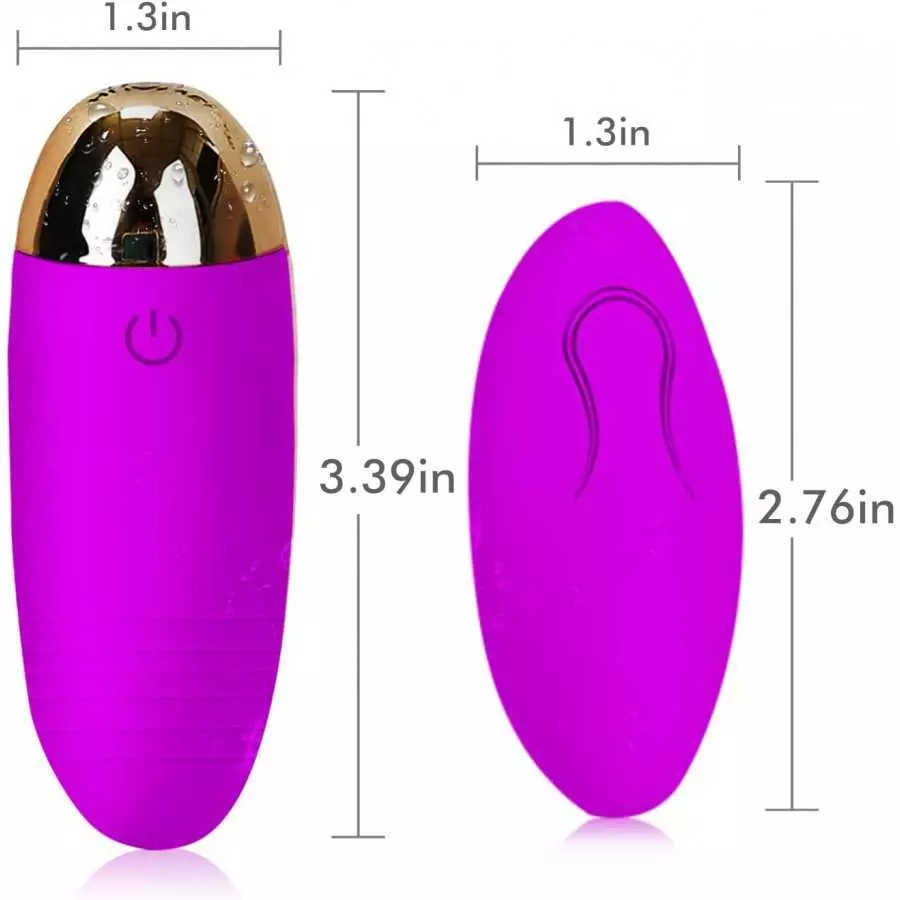 STRTT Remote Control G-Spot Clitoral Bullet Vibrator for Women, Wearable Love Eggs with 10 Vibration Patterns Rechargeable Stimu