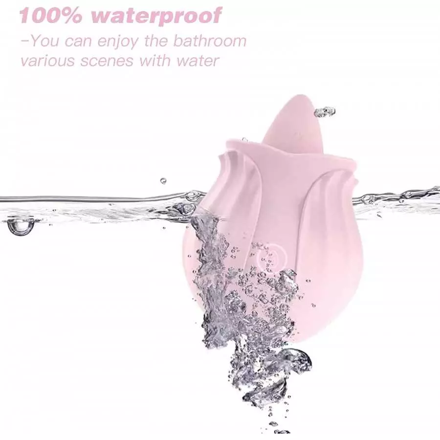 Rose Sex Stimulator for Women Rose Sex Toy for Women Clitoral Sucking and Licking Stimulator G-Spot Vibrator with 10 Modes Adult