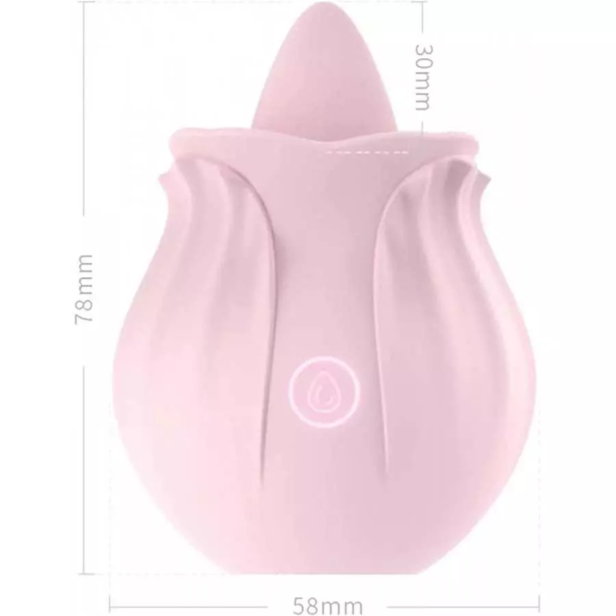 Rose Sex Stimulator for Women Rose Sex Toy for Women Clitoral Sucking and Licking Stimulator G-Spot Vibrator with 10 Modes Adult