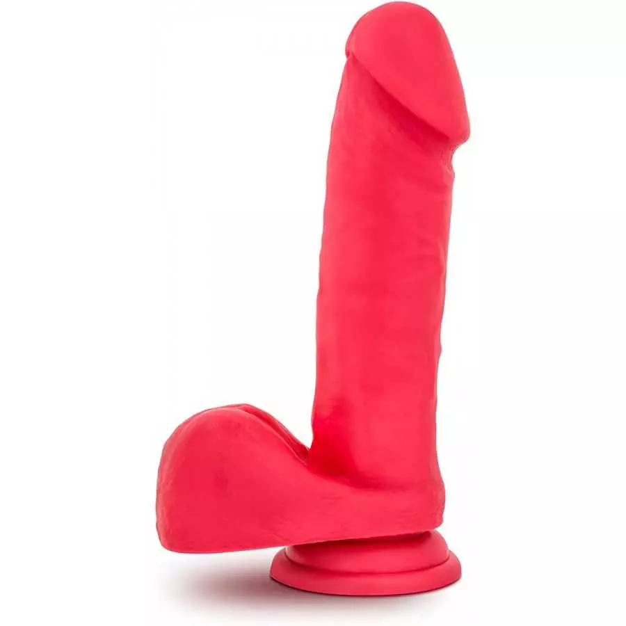 Blush Ruse Big Poppa - 8” Realistic Dildo Premium Puria Platinum Cured Silicone - 2” Thick - Luxury UltraSilk Smooth - Strap On 