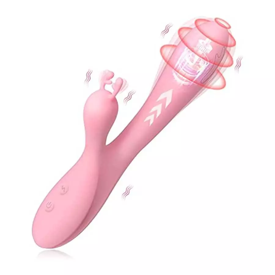 SHARP GUARD 3 in 1 Clitoral Stimulator Tongue Licking / Thrusting Dildo Rabbit Vibrator for Women, Adult Sensory Toys G Spot Sex SHARP GUARD 3 in 1 Clitoral Stimulator Tongue Licking / Thrusting Dildo Rabbit Vibrator for Women, Adult Sensory Toys G Spot Sex