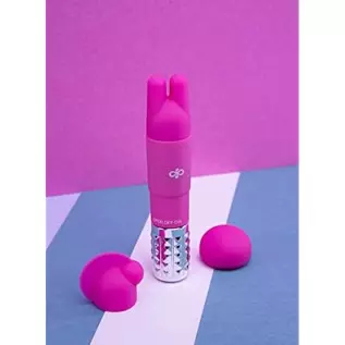 Rose Revitalize Massage Kit - Massager, Clitoral, External Massager Vibrator - 3 Ultrasilk Smooth Puria Silicone Attachments for