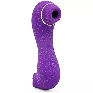 Adult Rose Vibrator Tongue Licking Toy, Female Clitoris Sucking Vibrator, There are 10 Modes Rechargeable Clitoral Sucker Nipple