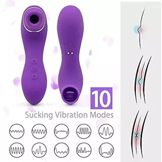 Adult Rose Vibrator Tongue Licking Toy, Female Clitoris Sucking Vibrator, There are 10 Modes Rechargeable Clitoral Sucker Nipple Adult Rose Vibrator Tongue Licking Toy, Female Clitoris Sucking Vibrator, There are 10 Modes Rechargeable Clitoral Sucker Nipple