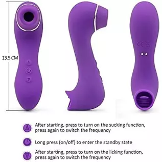 Adult Rose Vibrator Tongue Licking Toy, Female Clitoris Sucking Vibrator, There are 10 Modes Rechargeable Clitoral Sucker Nipple Adult Rose Vibrator Tongue Licking Toy, Female Clitoris Sucking Vibrator, There are 10 Modes Rechargeable Clitoral Sucker Nipple