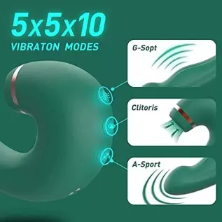 3 in 1 Vagina Clitoris Sucking Vibrator Female Masturbation Clitoral Excitement Orgasm Sex Toys for Women 10 Speeds Strong G Spo