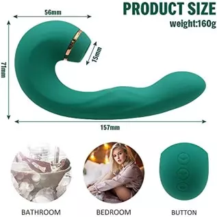 3 in 1 Vagina Clitoris Sucking Vibrator Female Masturbation Clitoral Excitement Orgasm Sex Toys for Women 10 Speeds Strong G Spo