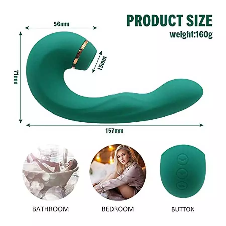 3 in 1 Vagina Clitoris Sucking Vibrator Female Masturbation Clitoral Excitement Orgasm Sex Toys for Women 10 Speeds Strong G Spo