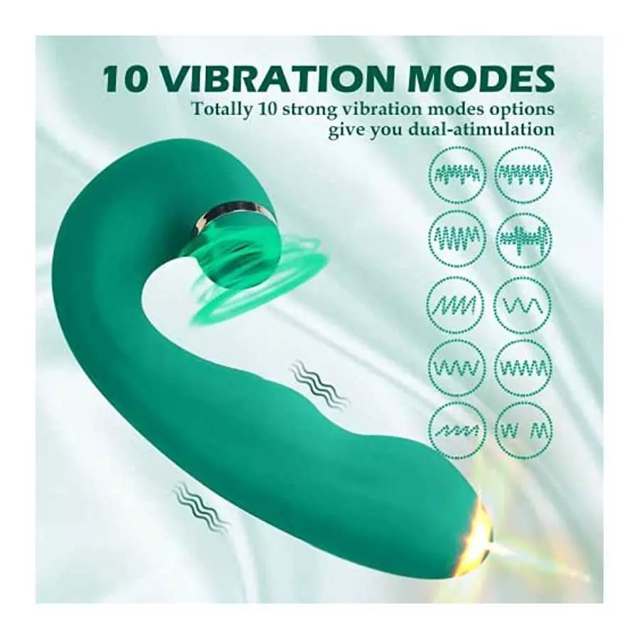 3 in 1 Vagina Clitoris Sucking Vibrator Female Masturbation Clitoral Excitement Orgasm Sex Toys for Women 10 Speeds Strong G Spo