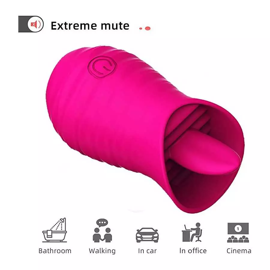 Clitoris Stimulation for Women Rose Toy Womens Tongue Licking Spot G Stimulator Rabbit Clitorals Vibrating Adult Sex Toys Pleasu