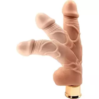 Hott Products Unlimited 62498: Skinsations Gold Jumper 7.5In Vibe Dildo