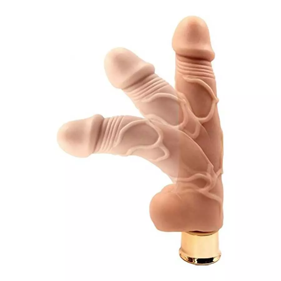 Hott Products Unlimited 62498: Skinsations Gold Jumper 7.5In Vibe Dildo Hott Products Unlimited 62498: Skinsations Gold Jumper 7.5In Vibe Dildo