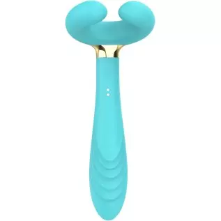 Clitoral Couple's Vibrator 3 Motors Dildo Multi-Vibrator Partner’s Sex Toy Penis Massager Sex Thing for Women and Man (Blue) Clitoral Couple's Vibrator 3 Motors Dildo Multi-Vibrator Partner’s Sex Toy Penis Massager Sex Thing for Women and Man (Blue)