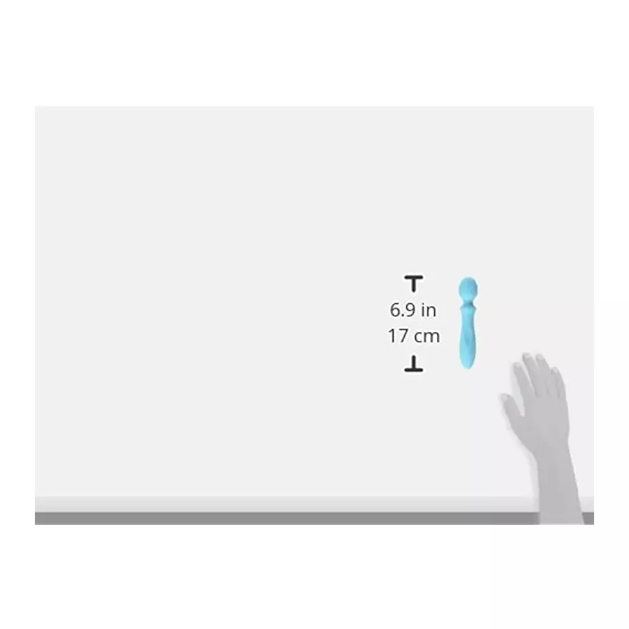 Evolved Silicone Rechargeable Pocket Wand Vibrator