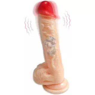 7.28 in Realistic Dildos for Women Electric Vibrator Suction Cup Dildo for Men Healthy Soft Material Sex Dildo Silicone Penis fo