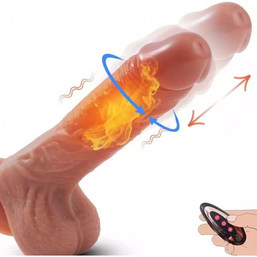 7.28 in Realistic Dildos for Women Electric Vibrator Suction Cup Dildo for Men Healthy Soft Material Sex Dildo Silicone Penis fo