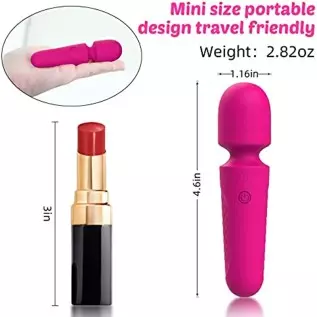Vibrator Dildo for Female Vagina Stimulator, Rechargeable Mini Wand Massager - 10 Speeds, Sex Toy for Women Rose Toy Vibrator Dildo for Female Vagina Stimulator, Rechargeable Mini Wand Massager - 10 Speeds, Sex Toy for Women Rose Toy