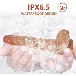 7.28 in Realistic Dildos for Women Electric Vibrator Suction Cup Dildo for Men Healthy Soft Material Sex Dildo Silicone Penis fo