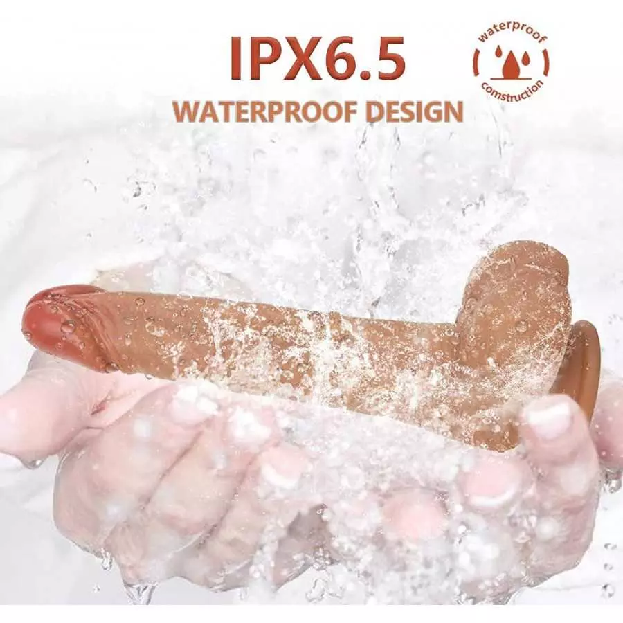 7.28 in Realistic Dildos for Women Electric Vibrator Suction Cup Dildo for Men Healthy Soft Material Sex Dildo Silicone Penis fo