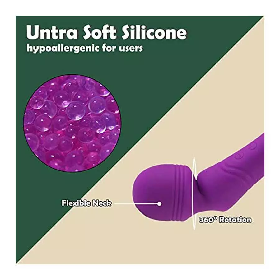 Clitoral Vibrator for Women, Powerful Nipple Stimulator 10 Vibrations Handheld Clit Massager Waterproof Cordless Electric Person