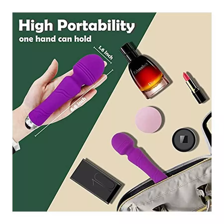 Clitoral Vibrator for Women, Powerful Nipple Stimulator 10 Vibrations Handheld Clit Massager Waterproof Cordless Electric Person