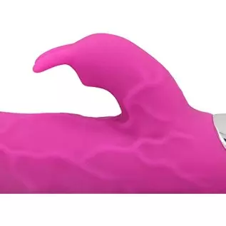 Realistic Dildo Cordless Pleasure Clitoral G Spot Stimulator Silent Rabbit Vibrator Massager (Pink)