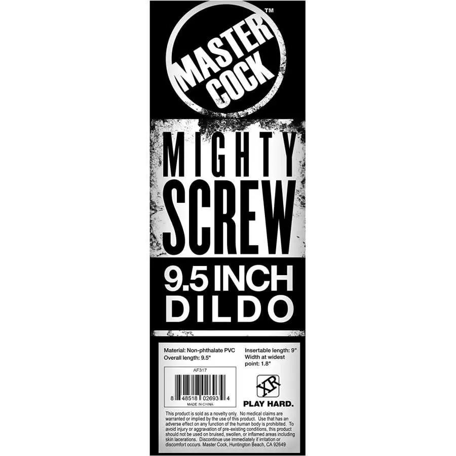 Mighty Screw 9.5 Inch Dildo