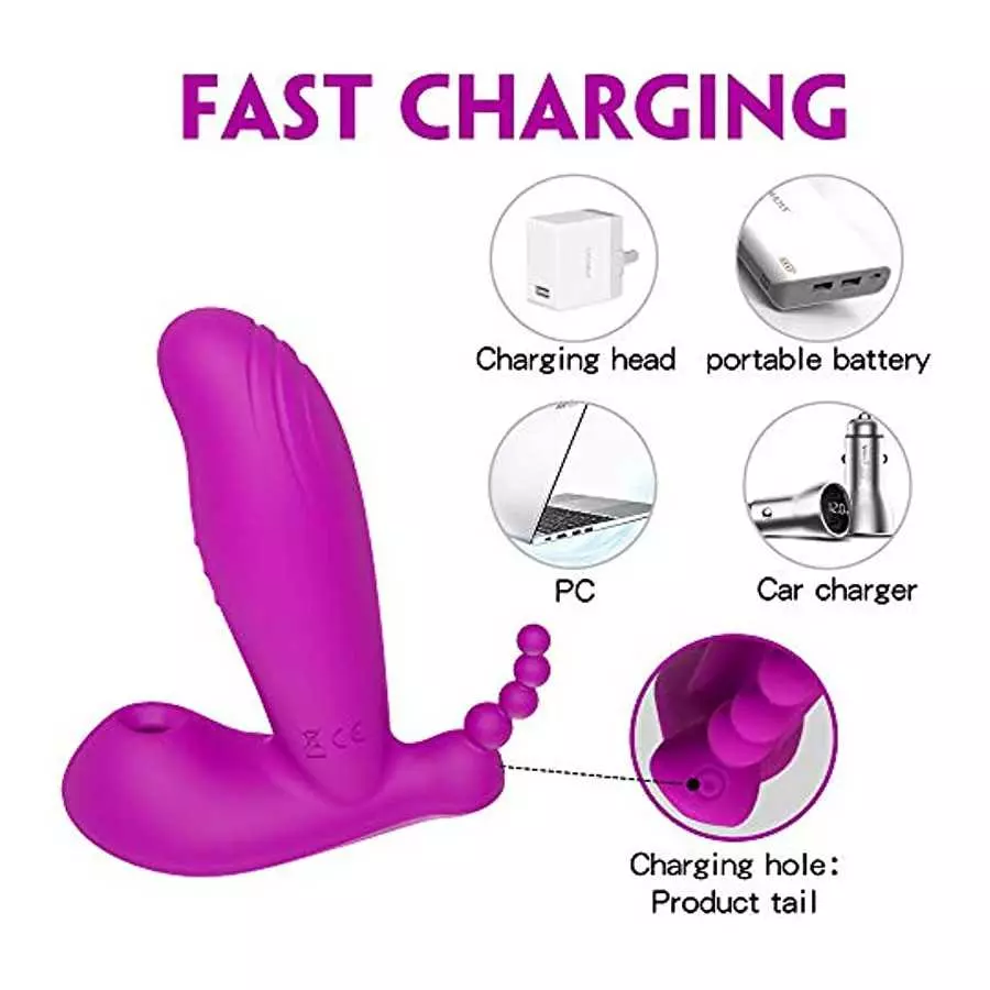 Wireless Remote Control G Spot Clit Sucker Adult Sex Toy with 10 Vibration Clitoris Stimulator Couple Dildo Panties Vibrator Fem