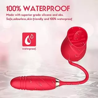 Rose Toy for Woman, Clitoral Nipple Stimulator-G spot Vibrator with 10 Sucking Modes, Vibrating Personal Massager Rose Vibrator Rose Toy for Woman, Clitoral Nipple Stimulator-G spot Vibrator with 10 Sucking Modes, Vibrating Personal Massager Rose Vibrator
