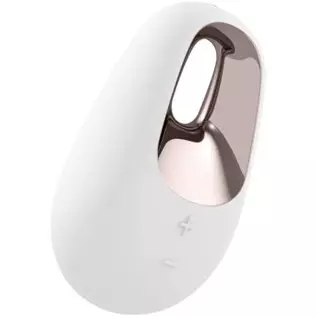 Satisfyer White Temptation Lay-On Vibrator - Powerful Vibrating Clitoral Stimulator, Personal Massager for Stimulation of Clitor