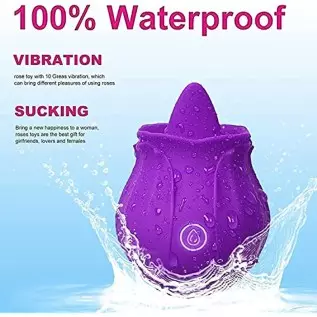Female Couple with Tongue Rose Rechargeable Adult Toy-Pink 2 in 1 Rose Vibration Sucker Powerful Tongue Suction 10 Modes Nipple Female Couple with Tongue Rose Rechargeable Adult Toy-Pink 2 in 1 Rose Vibration Sucker Powerful Tongue Suction 10 Modes Nipple