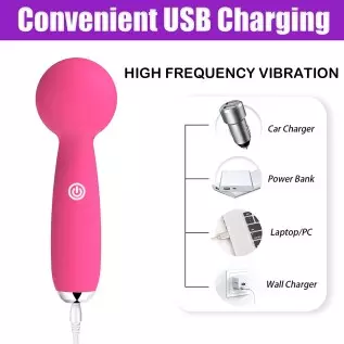 Moonuo Mini Manual Massage Tool Stick, which can Charging and Quiet Portable Waterproof Travel Size, can be Used for Back and Ne Moonuo Mini Manual Massage Tool Stick, which can Charging and Quiet Portable Waterproof Travel Size, can be Used for Back and Ne