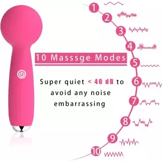 Moonuo Mini Manual Massage Tool Stick, which can Charging and Quiet Portable Waterproof Travel Size, can be Used for Back and Ne Moonuo Mini Manual Massage Tool Stick, which can Charging and Quiet Portable Waterproof Travel Size, can be Used for Back and Ne