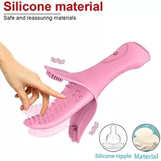 Healifty Tongue Licks Vibrator Vagina Sucking Massager Vibrator Clitorial Sex Stimulator Massager Oral Tongue Vagina Massager Wo