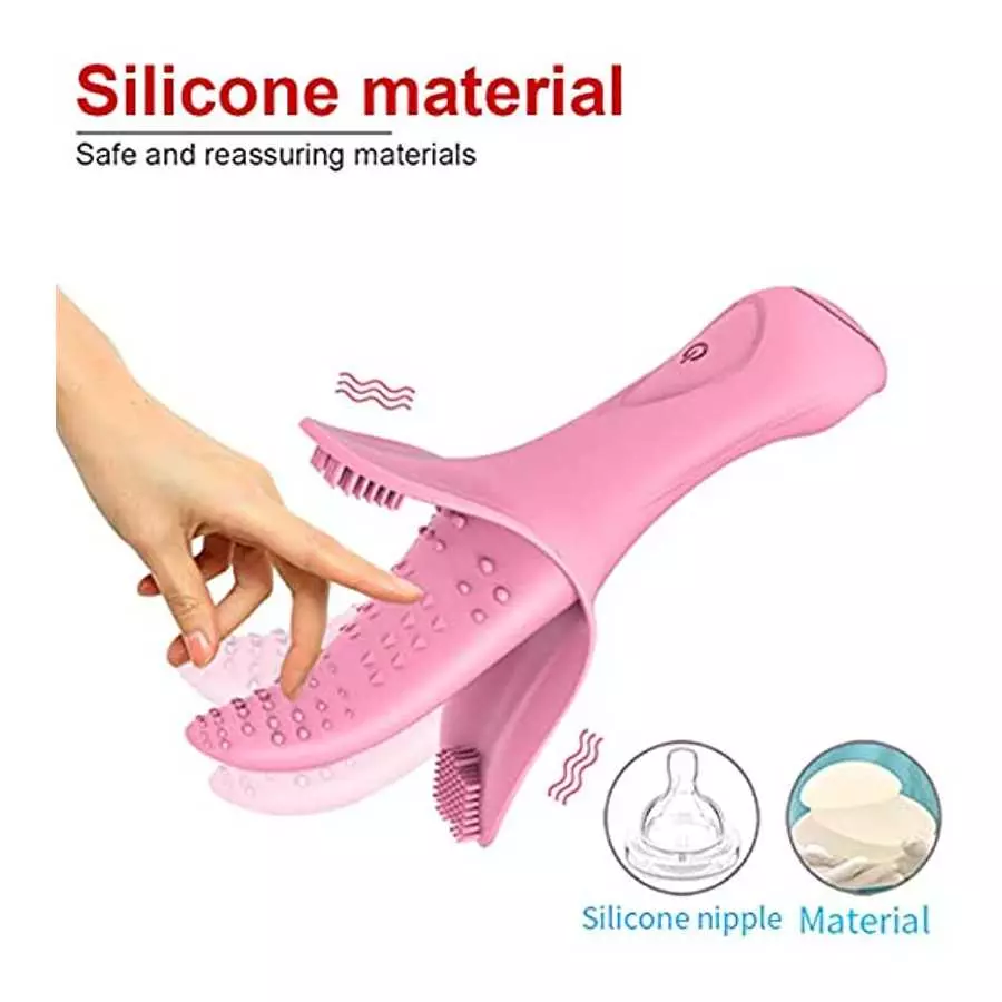 Healifty Tongue Licks Vibrator Vagina Sucking Massager Vibrator Clitorial Sex Stimulator Massager Oral Tongue Vagina Massager Wo
