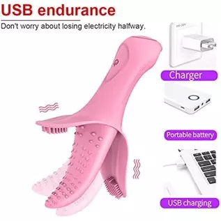 Healifty Tongue Licks Vibrator Vagina Sucking Massager Vibrator Clitorial Sex Stimulator Massager Oral Tongue Vagina Massager Wo