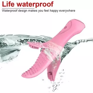 Healifty Tongue Licks Vibrator Vagina Sucking Massager Vibrator Clitorial Sex Stimulator Massager Oral Tongue Vagina Massager Wo