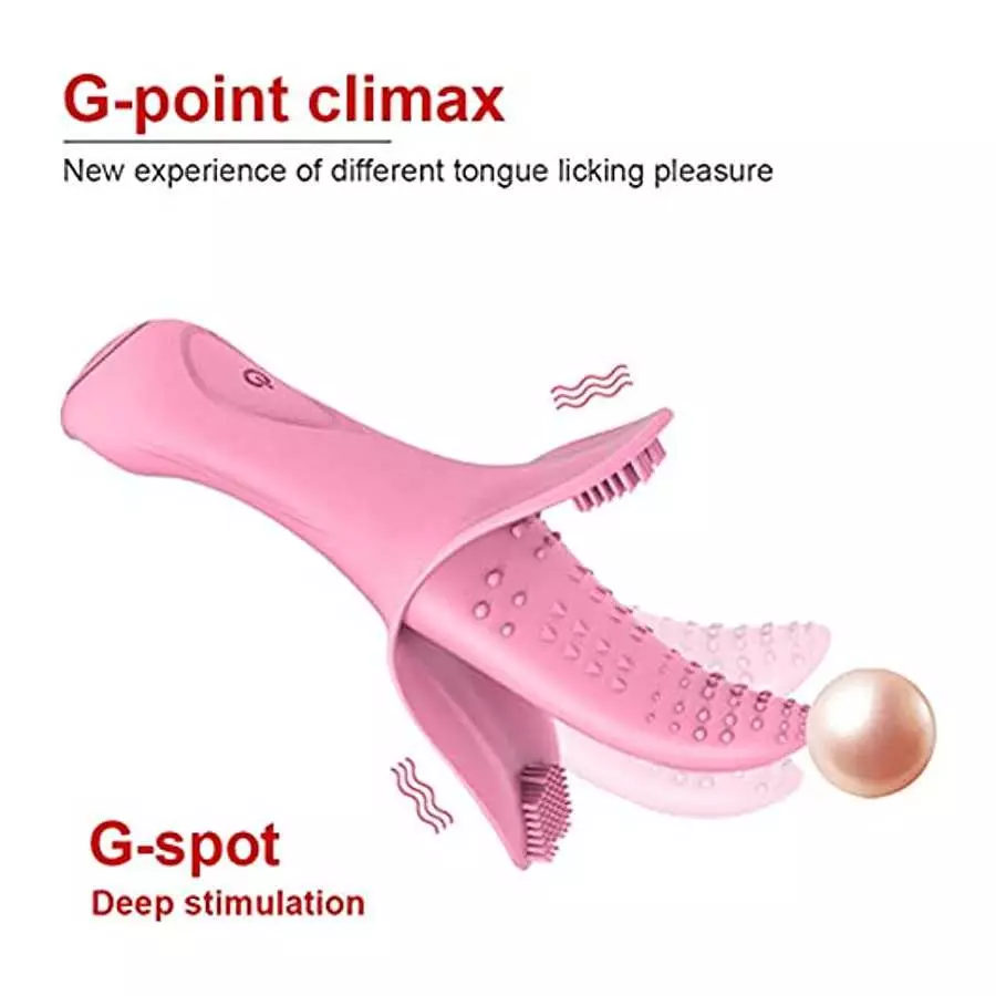 Healifty Tongue Licks Vibrator Vagina Sucking Massager Vibrator Clitorial Sex Stimulator Massager Oral Tongue Vagina Massager Wo
