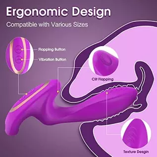 Clitoral G Spot Vibrator for Woman,Clitoral Flapping Dildo Sex Stimulator with 5 Tapping & 10 Vibration Modes Rose Toy,Adult Sex Clitoral G Spot Vibrator for Woman,Clitoral Flapping Dildo Sex Stimulator with 5 Tapping & 10 Vibration Modes Rose Toy,Adult Sex