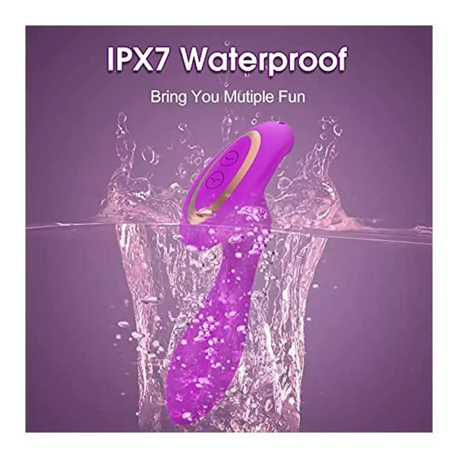 Clitoral G Spot Vibrator for Woman,Clitoral Flapping Dildo Sex Stimulator with 5 Tapping & 10 Vibration Modes Rose Toy,Adult Sex