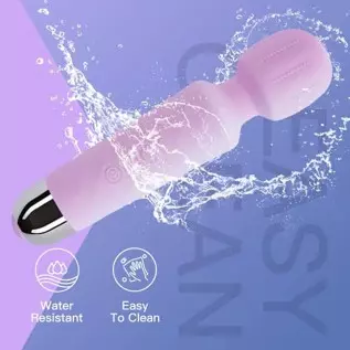 Rechargeable Personal Wand Massager - Quiet & Waterproof - 20 Patterns & 8 Speeds - Travel Bag Included - Men & Women - Perfect Rechargeable Personal Wand Massager - Quiet & Waterproof - 20 Patterns & 8 Speeds - Travel Bag Included - Men & Women - Perfect