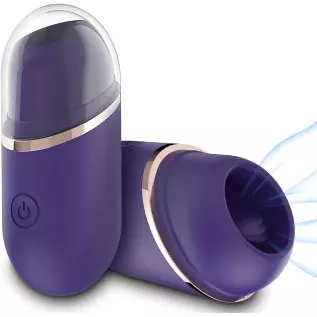 Fantasy Lover French KISS Rechargeable Silicon Tongue Clitoral Fluttering Suction Vibration Wand G-Spot Vibrator Stimulator Suck