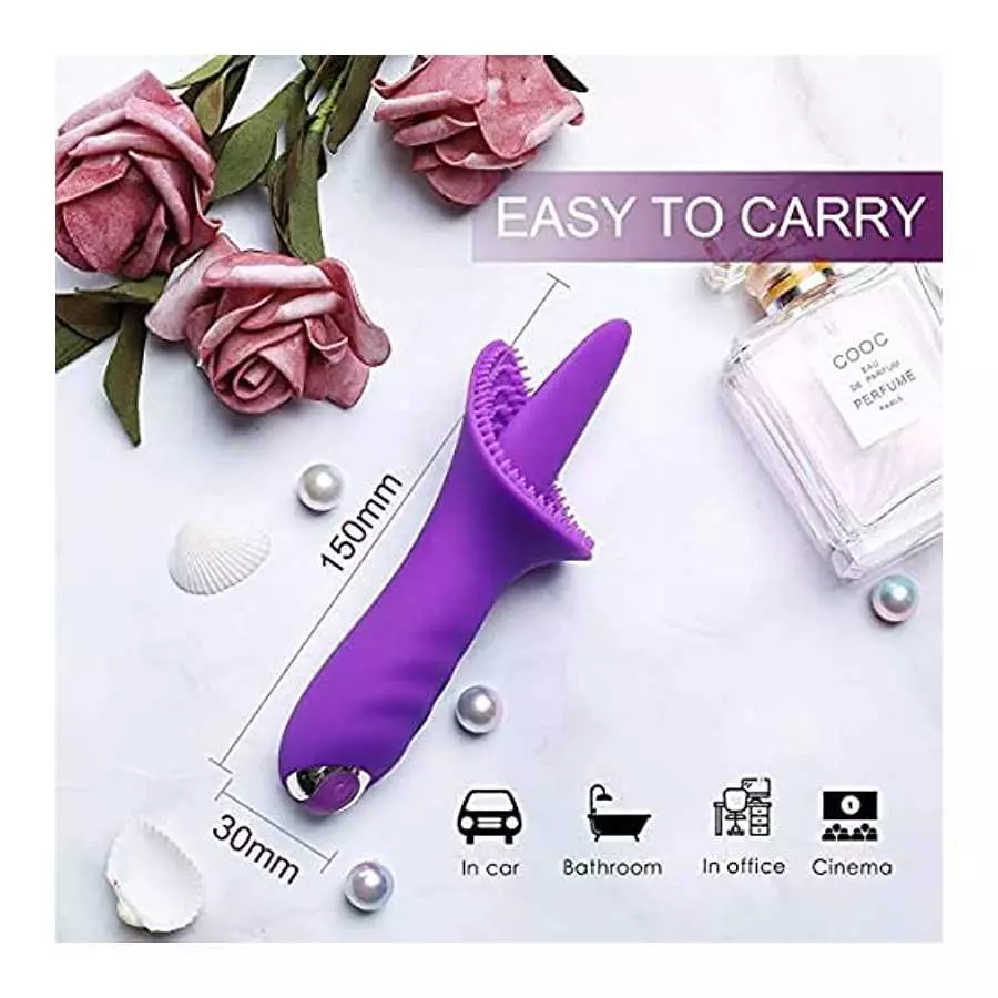 Rose Clitorial Stimulator for Women Licking and Sucking Toy, Rechargeable Waterproof Birthday Gifts Features,The Rose Toy for Wo