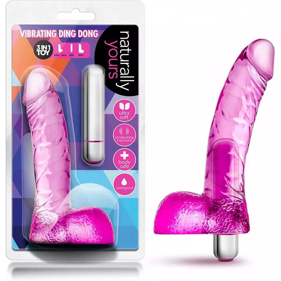 6.5" Small Realistic Vibrating Dildo - Waterproof - Petite 10 Vibrating Functions Vibrator - 3 in 1 Toy - Sex Toys for Women - S