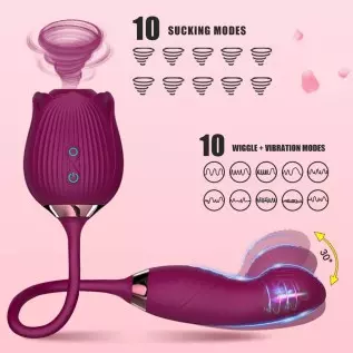 AJEYPMZ Female Massager Powerful Rose Vibrator Adult Sex Toy Female Clitoris Nipple Clit Sucker G Spot Vacuum Stimulator Dildo f AJEYPMZ Female Massager Powerful Rose Vibrator Adult Sex Toy Female Clitoris Nipple Clit Sucker G Spot Vacuum Stimulator Dildo f