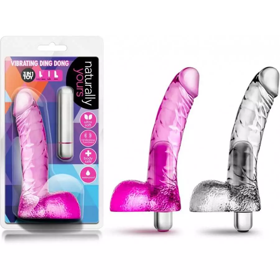 6.5" Small Realistic Vibrating Dildo - Waterproof - Petite 10 Vibrating Functions Vibrator - 3 in 1 Toy - Sex Toys for Women - S