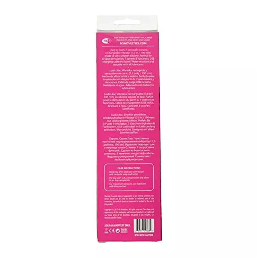 NS Novelties Lush, Lilac/Pink