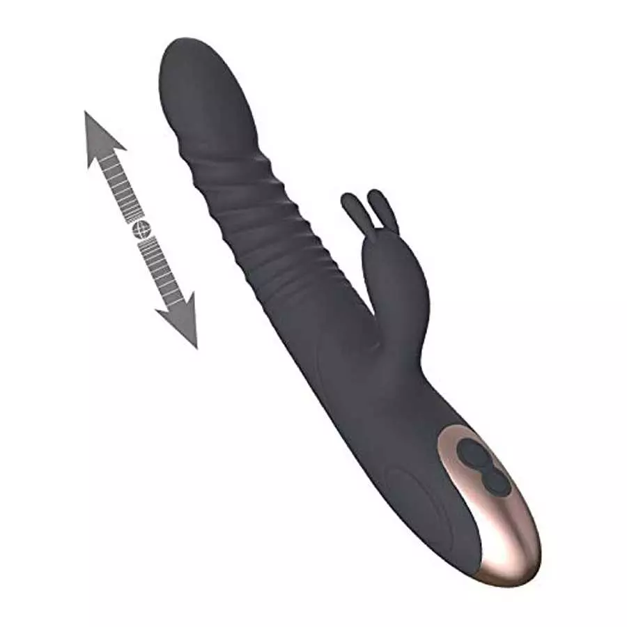 Rabbit Vibrator Dildo for Women Vaginal Health,G Spot Vibrators with Bunny Ears, Waterproof Clitorals Stimulator Adult Toys for 